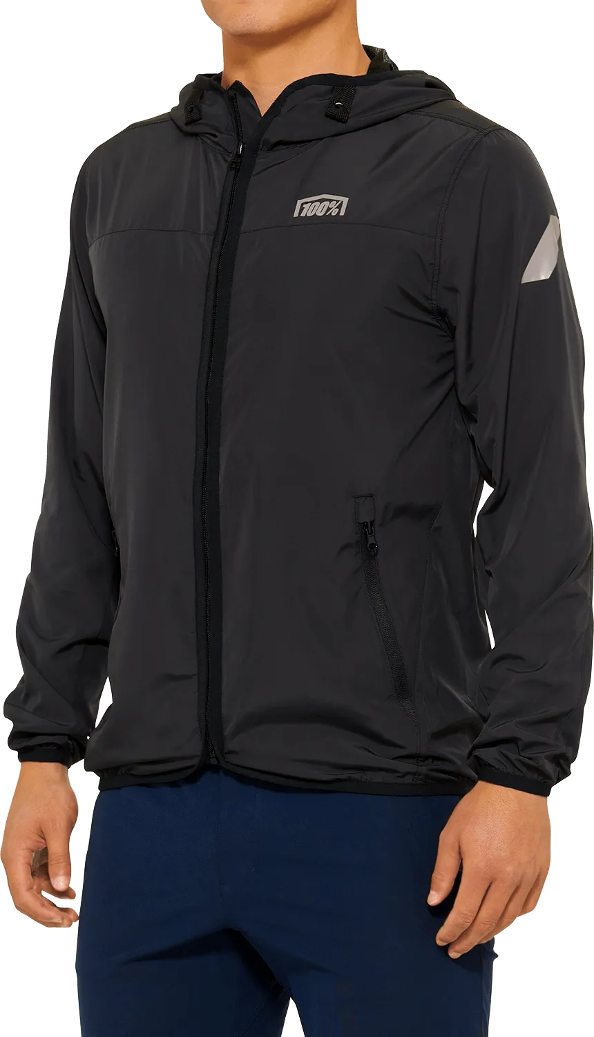 100% Klutch Jacket - Black - Medium 20041-00001