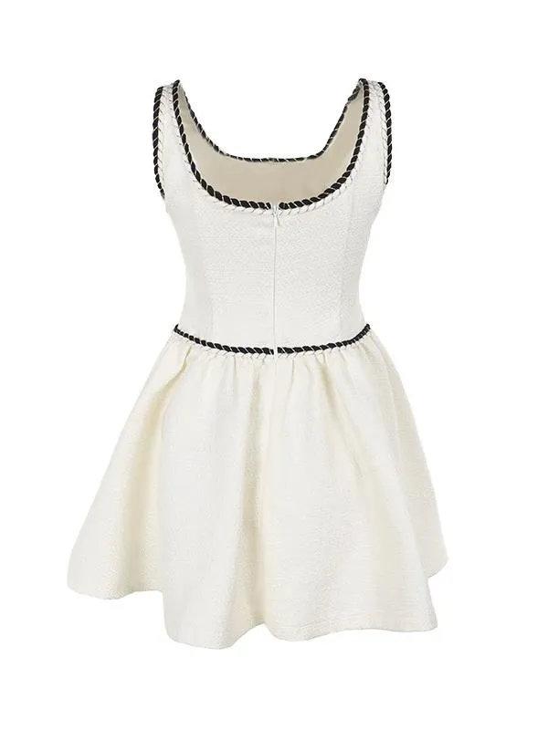 A-line Suspender Mini Dress