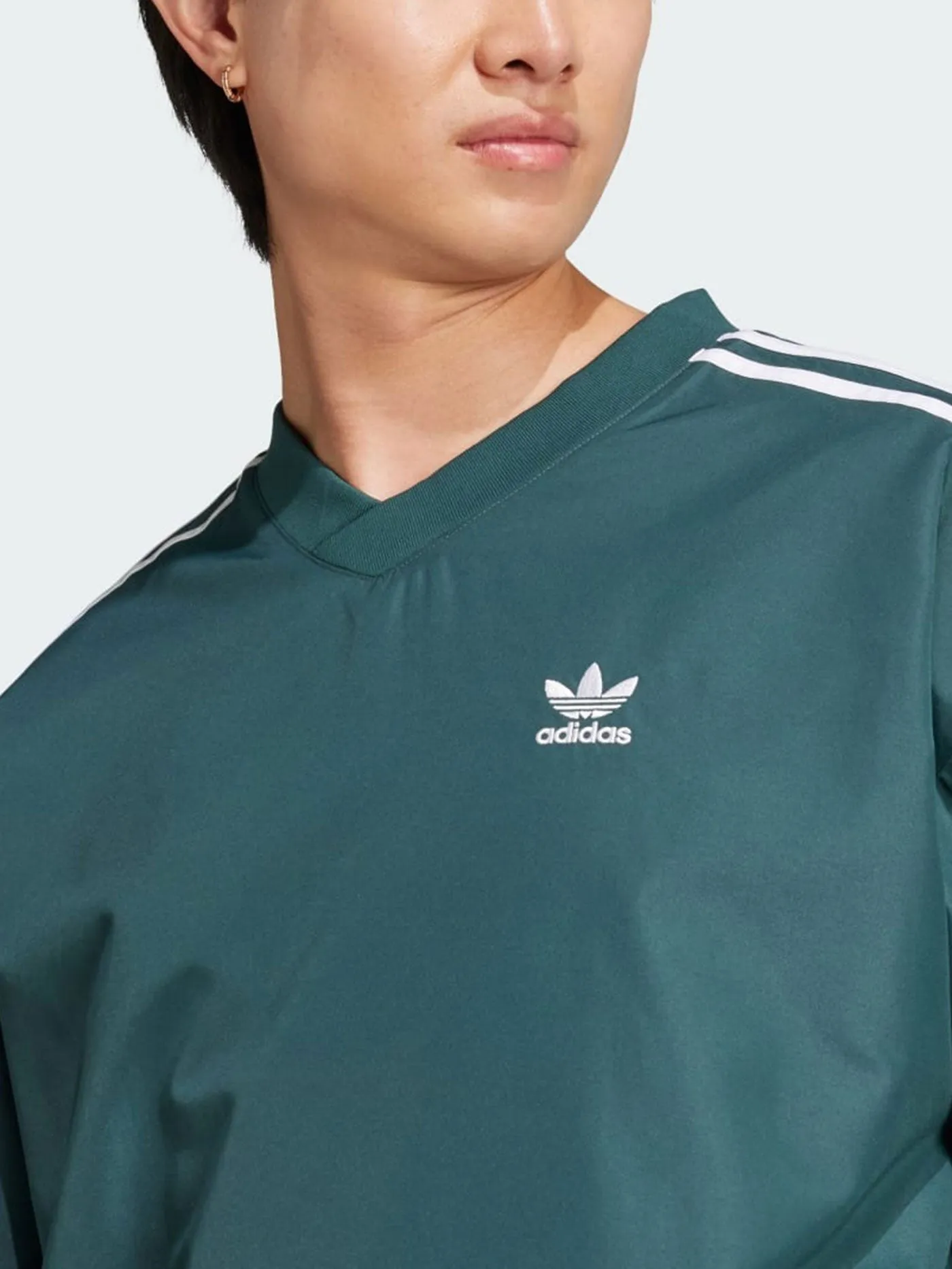 Adicolor Woven Wb Mineral Green Long Sleeve T-Shirt