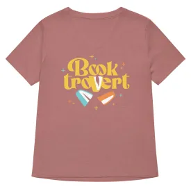 Booktrovert Women's V-Neck Tee