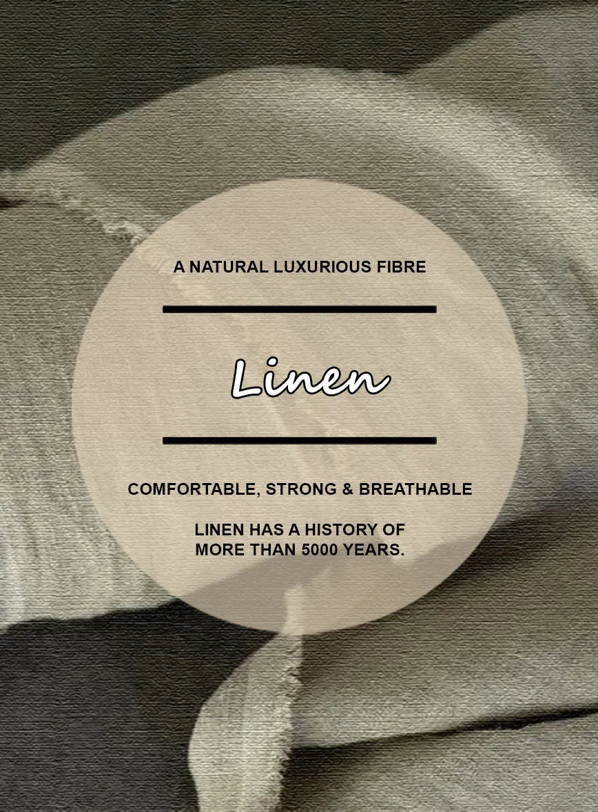 British Khaki Linen Highland Trousers