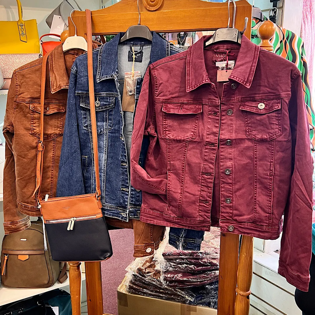 Chocolate Denim Jacket