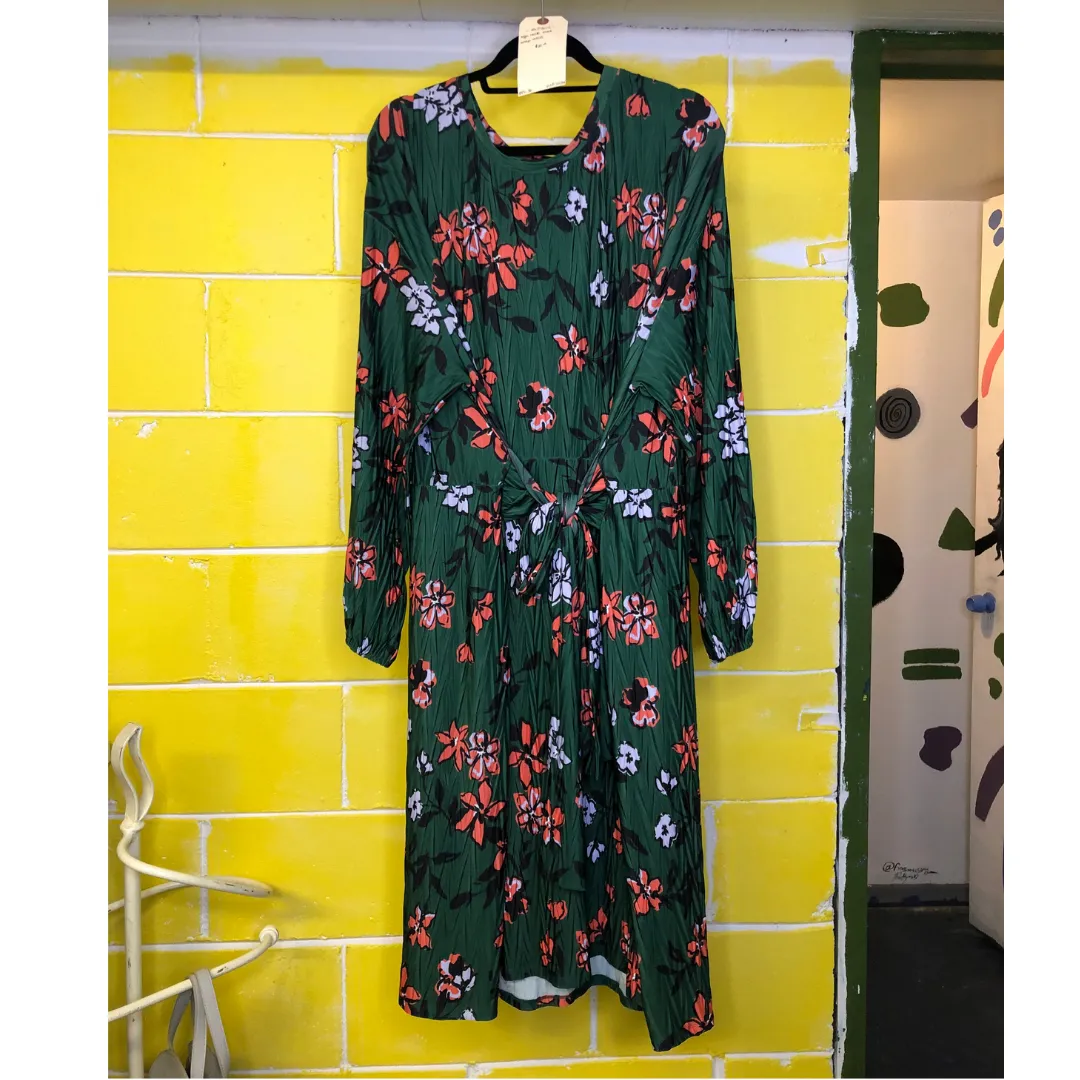 floral print wrap dress -22/24