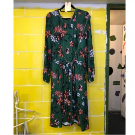 floral print wrap dress -22/24