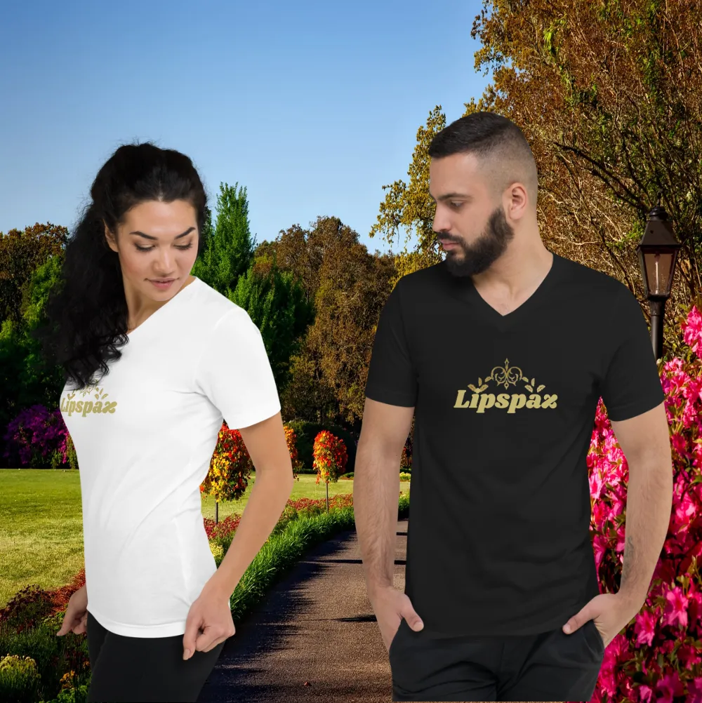 Lipspaz V-Neck T-Shirt - V1