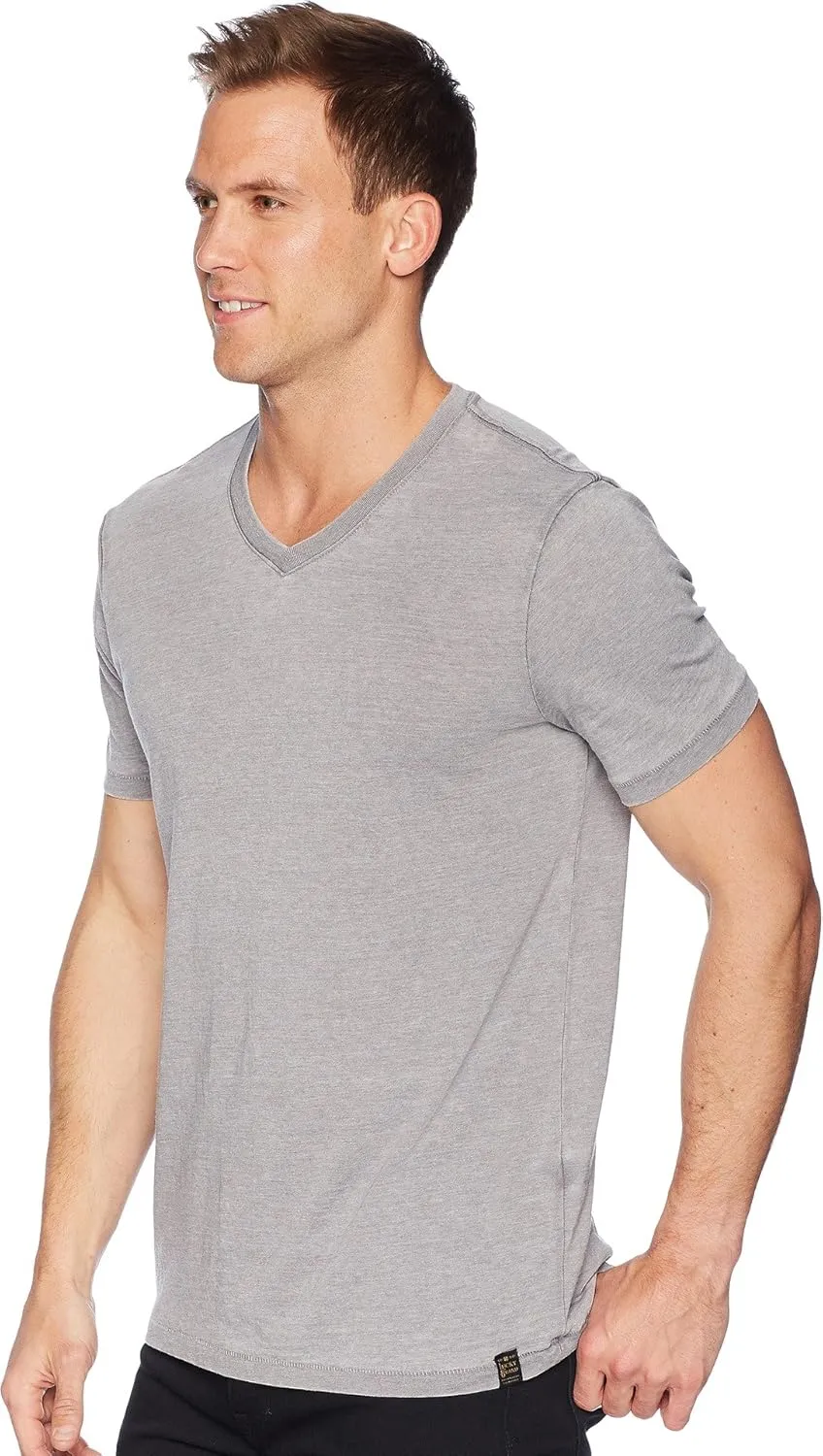 Lucky Brand Men's Venice Burnout V-Neck Tee