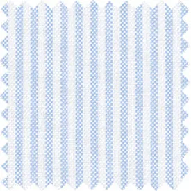Made-to-Measure Shirt in Sky Blue University Stripe Oxford