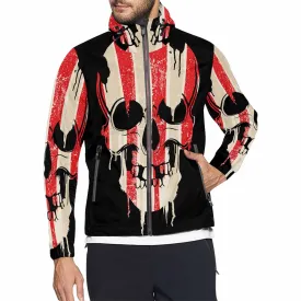 Men's Windbreaker printed cool skull