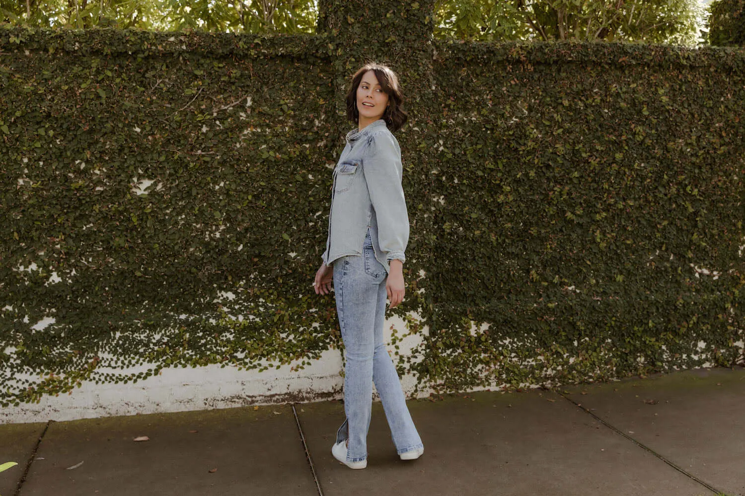 New London Jeans LILLEY Shacket in Denim