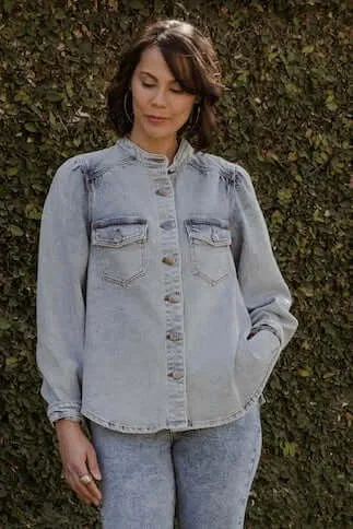 New London Jeans LILLEY Shacket in Denim