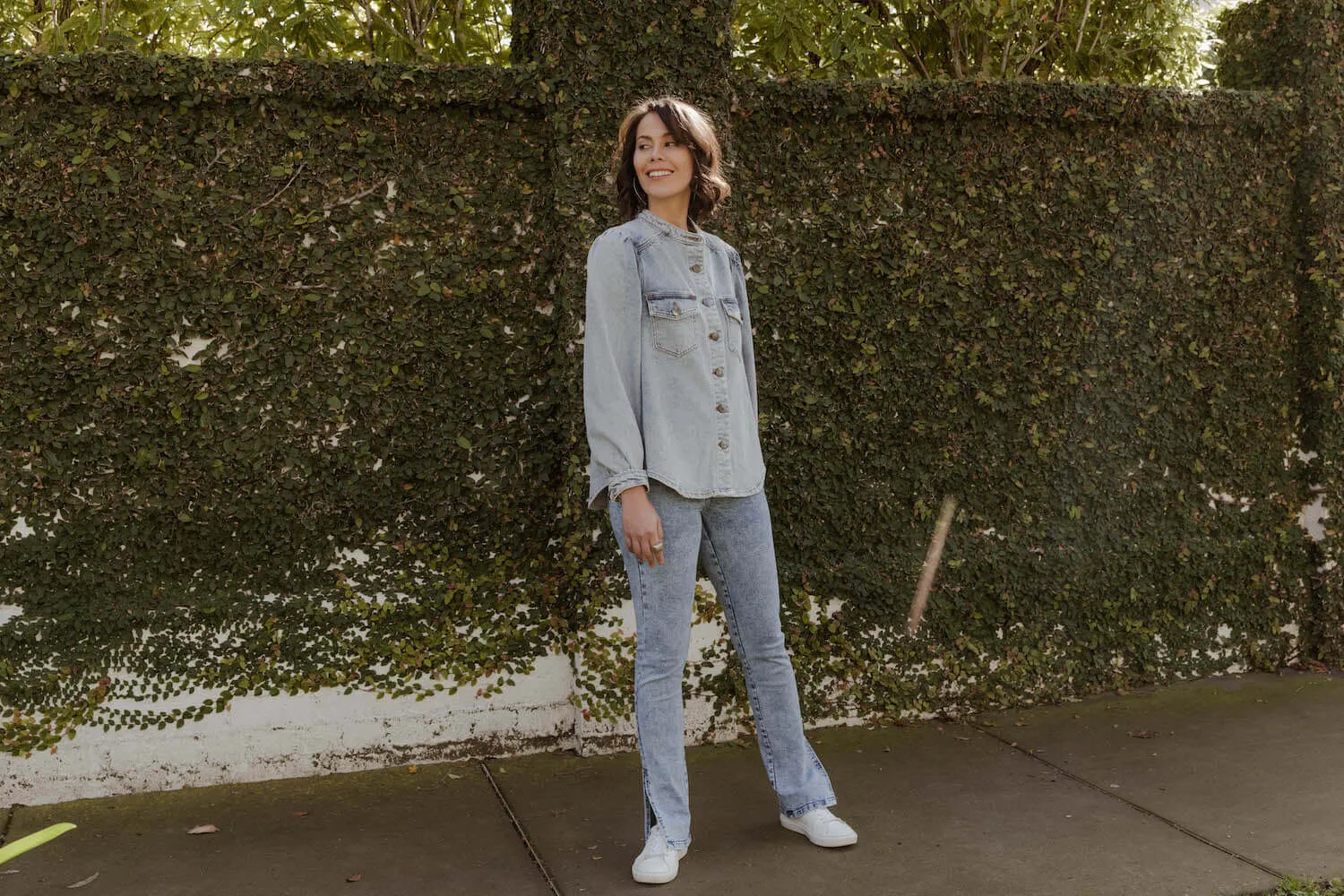 New London Jeans LILLEY Shacket in Denim