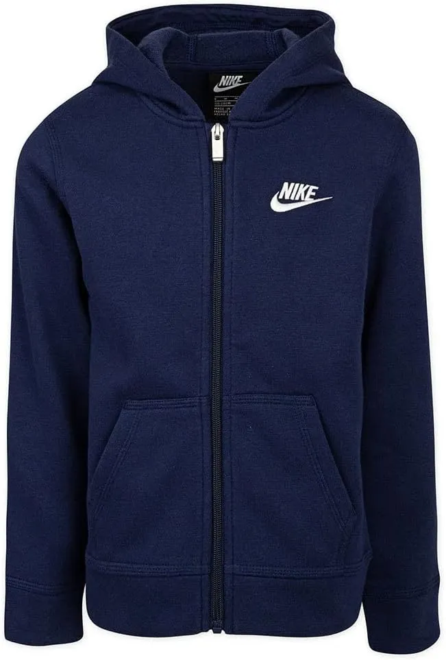 Nike Boy's Club Fleece Full Zip Hoodie (Little Kids)
