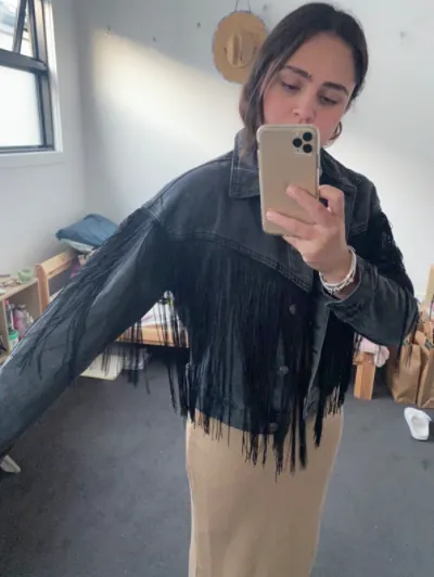 On the Fringes Denim Jacket