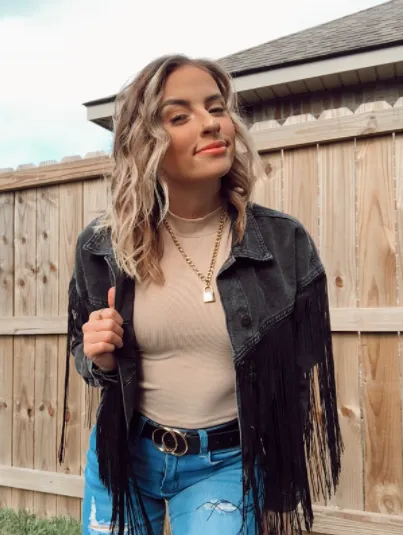 On the Fringes Denim Jacket
