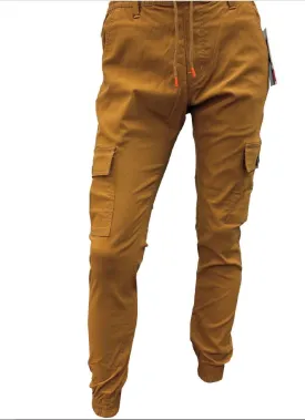 ORANGE RIVER FREE CARGO JOGGER PANTS - TAN, BLACK