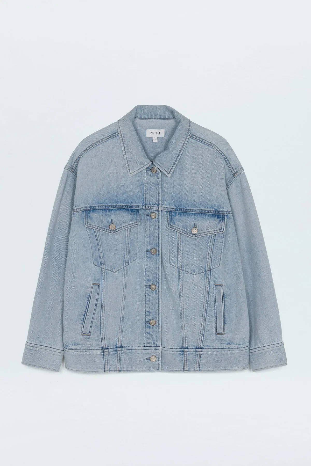 Pistola Rowan Boyfriend Trucker Jacket: Chateau