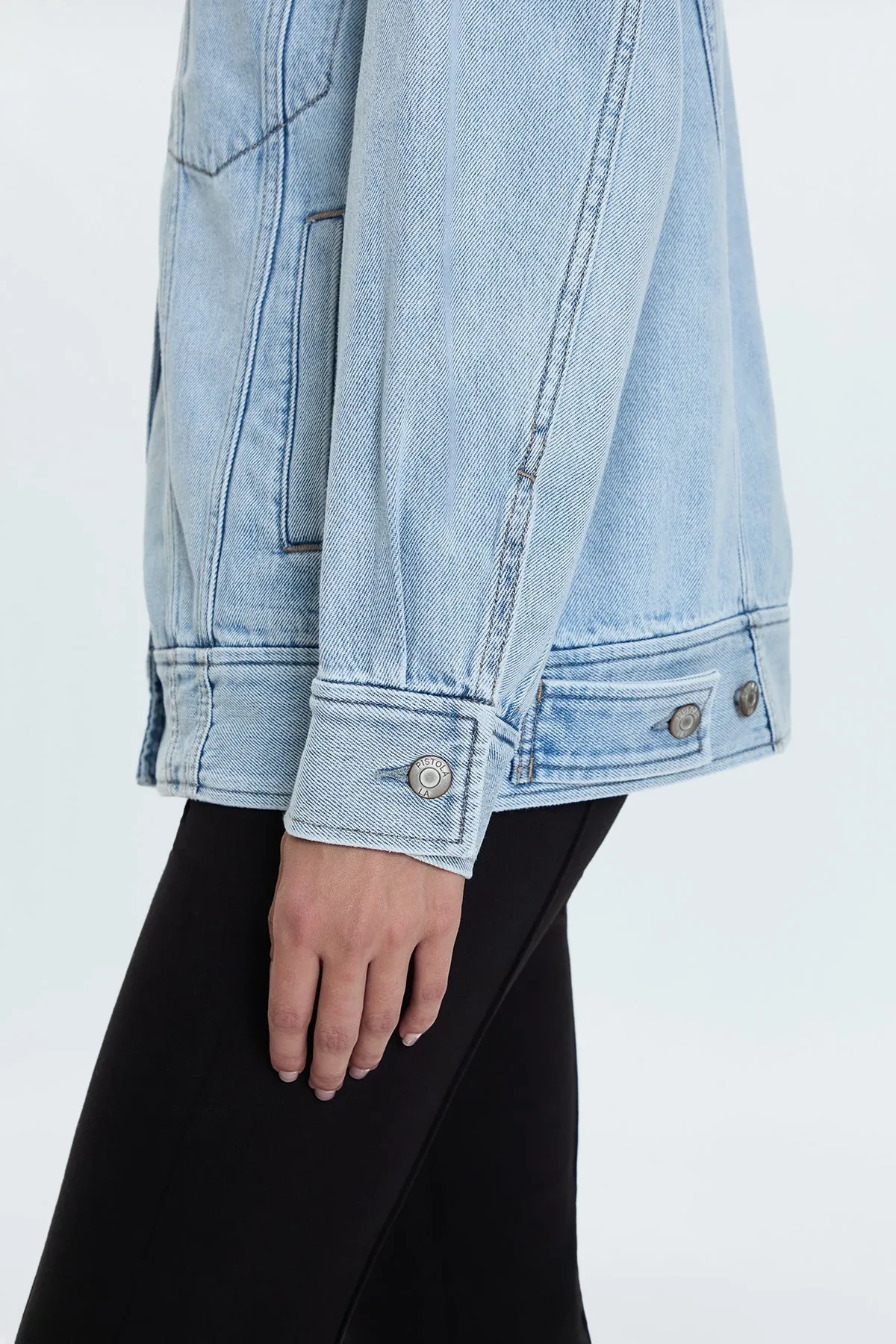 Pistola Rowan Boyfriend Trucker Jacket: Chateau