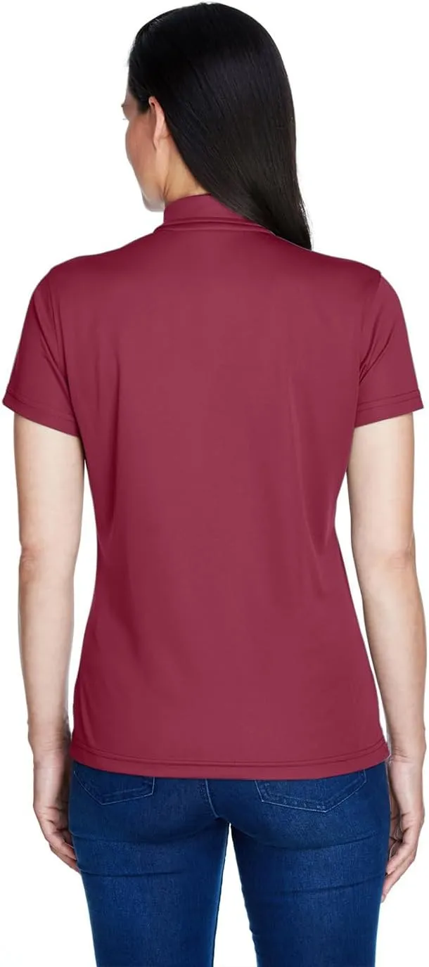 Queensboro Custom Embroidered Logo Womens All-Purpose Polo Shirt. Moisture-Wicking, Lightweight Performance Fit