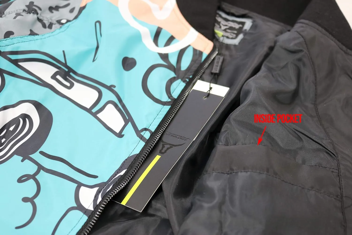 Screenshotbrand Lightweight Hooded Water Resistant Windbreaker - Zip-up Fashion Map Print Rain Jacket