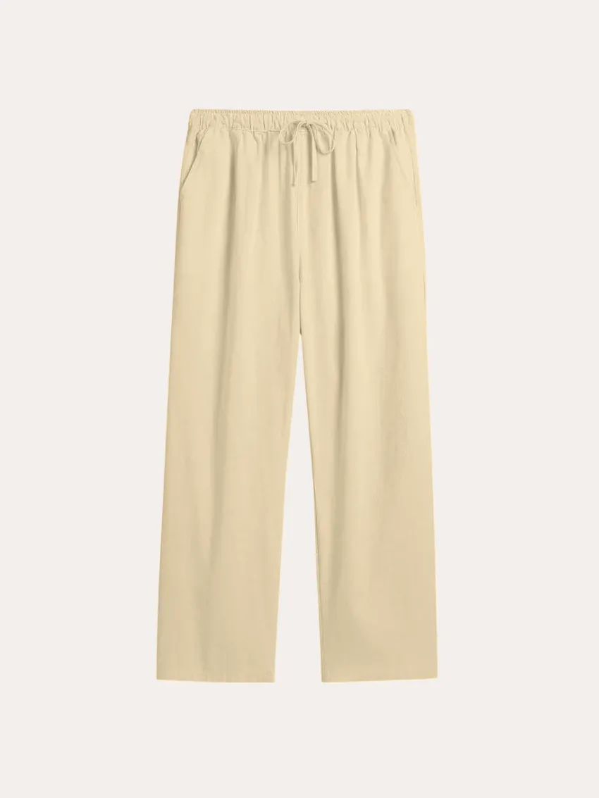 Sea Side Linen Pants - Khaki