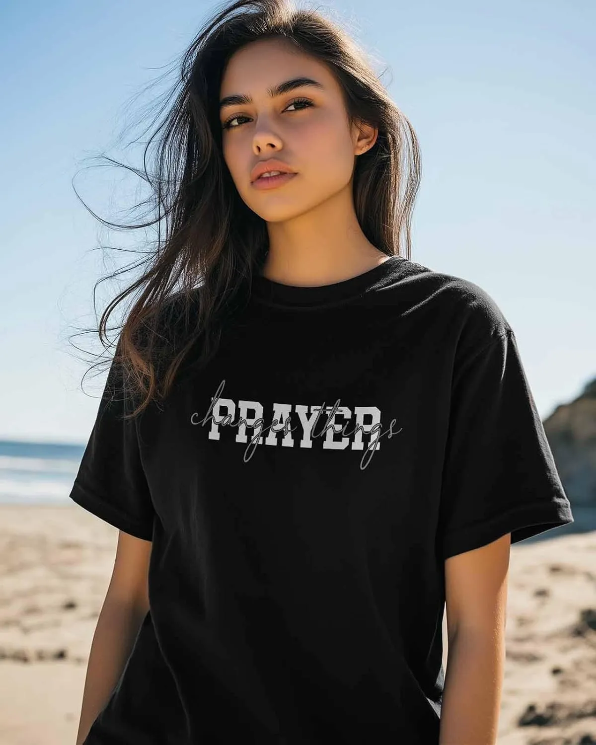 T Shirts for Women Graphic Tees Text Focus Crew Neck Short Sleeve Shirts for Women Abstract Casual T-Shirt