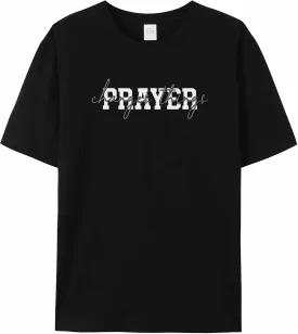 T Shirts for Women Graphic Tees Text Focus Crew Neck Short Sleeve Shirts for Women Abstract Casual T-Shirt
