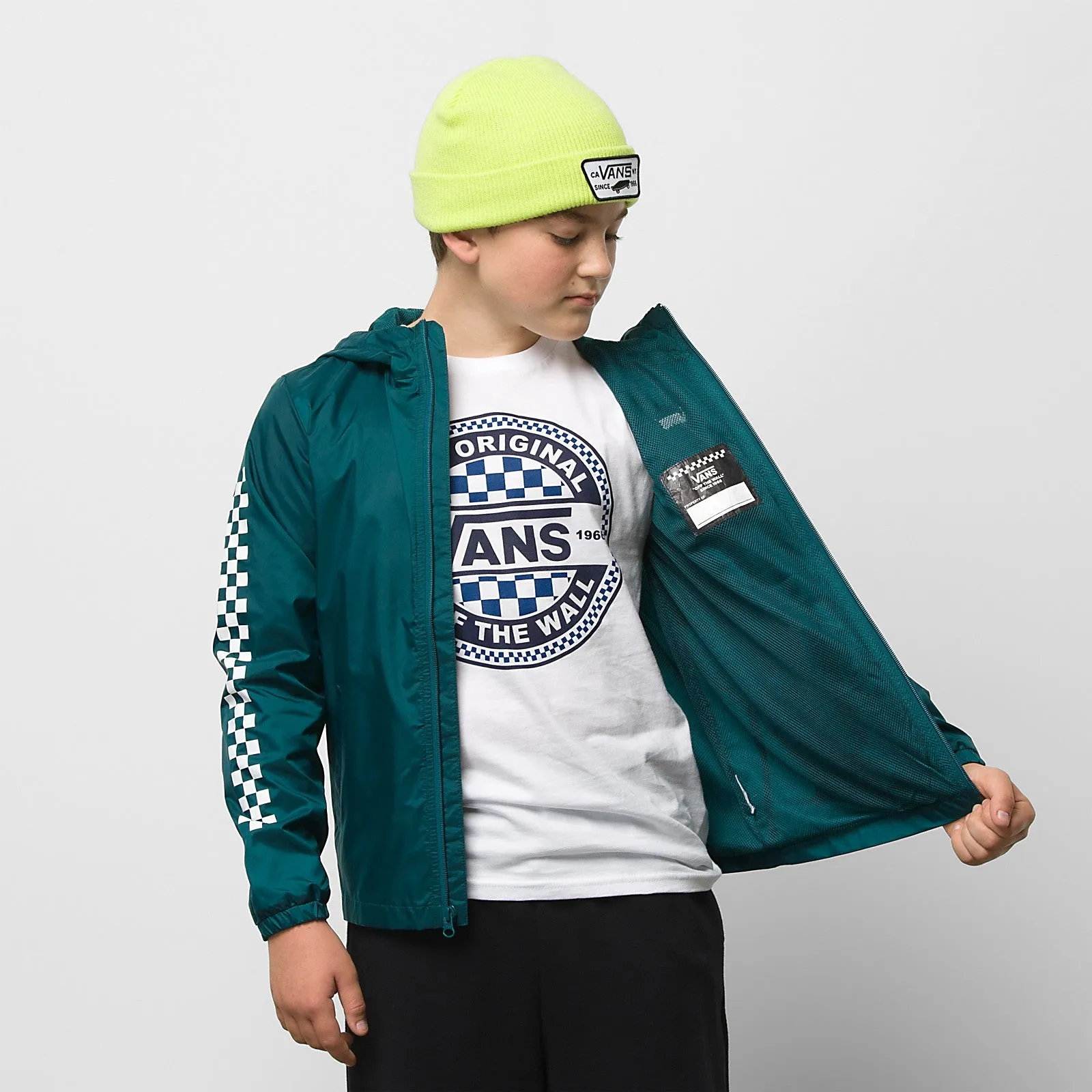 Vans Kids Garnett Windbreaker Jacket - Deep Teal