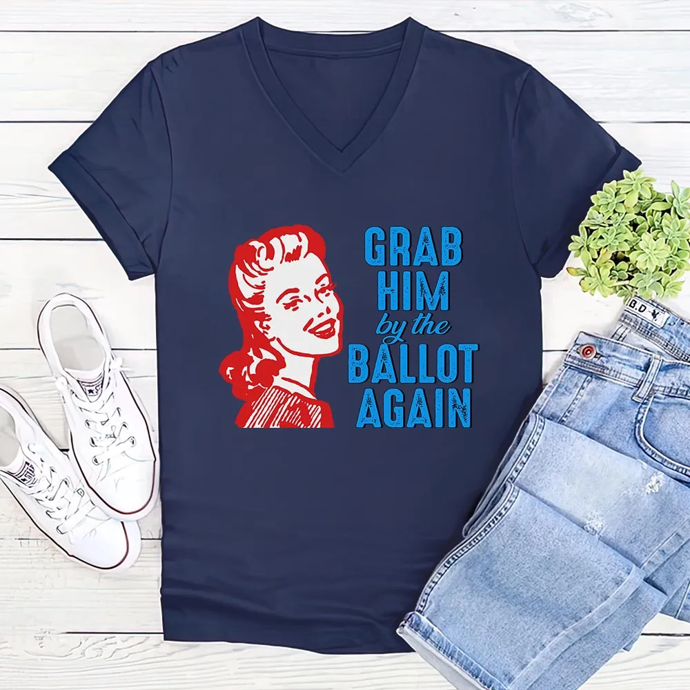 Women's V-neck T-shirt TSVB490