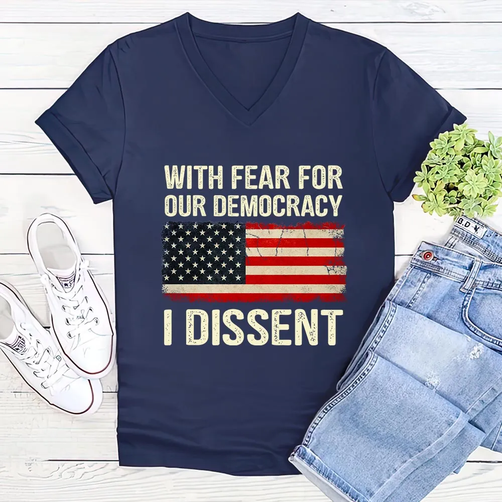 Women's V-neck T-shirt TSVB624