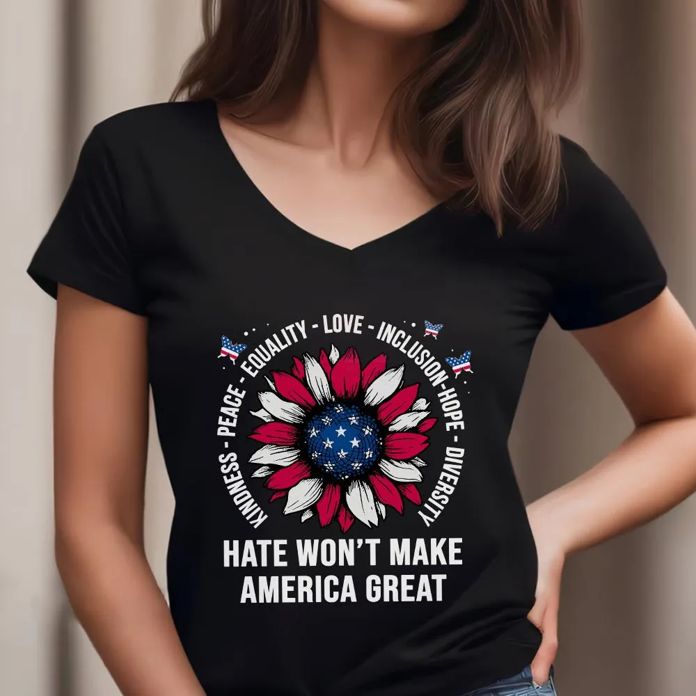 Women's V-neck T-shirt TSVB638