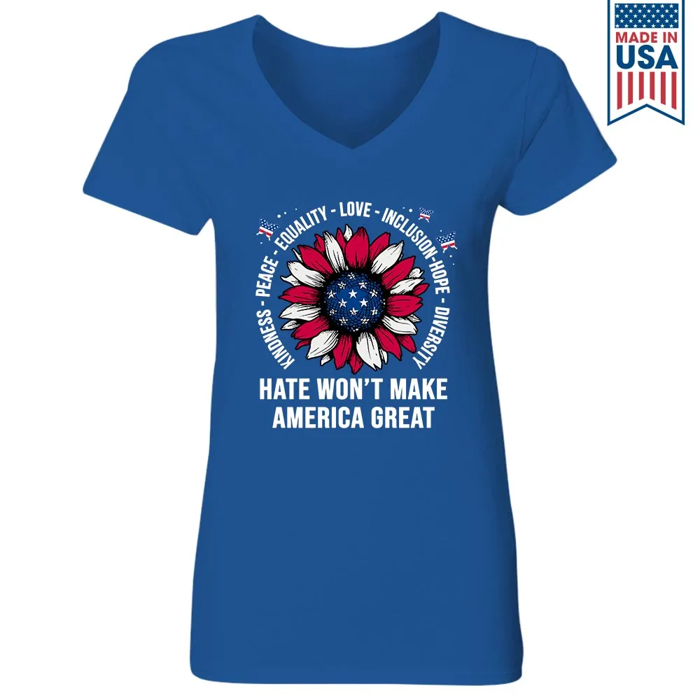 Women's V-neck T-shirt TSVB638