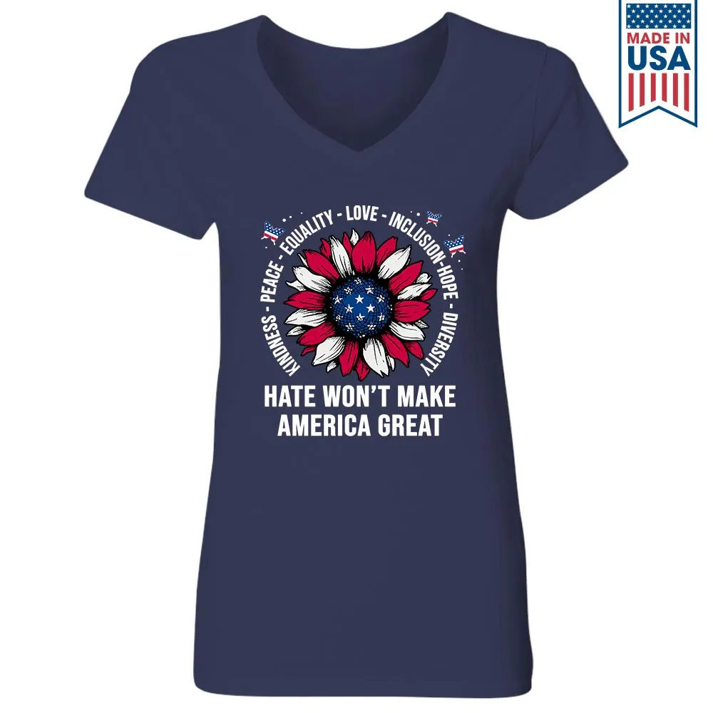 Women's V-neck T-shirt TSVB638