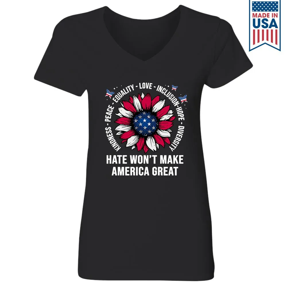 Women's V-neck T-shirt TSVB638