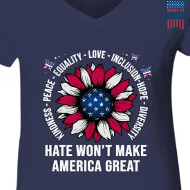 Women's V-neck T-shirt TSVB638