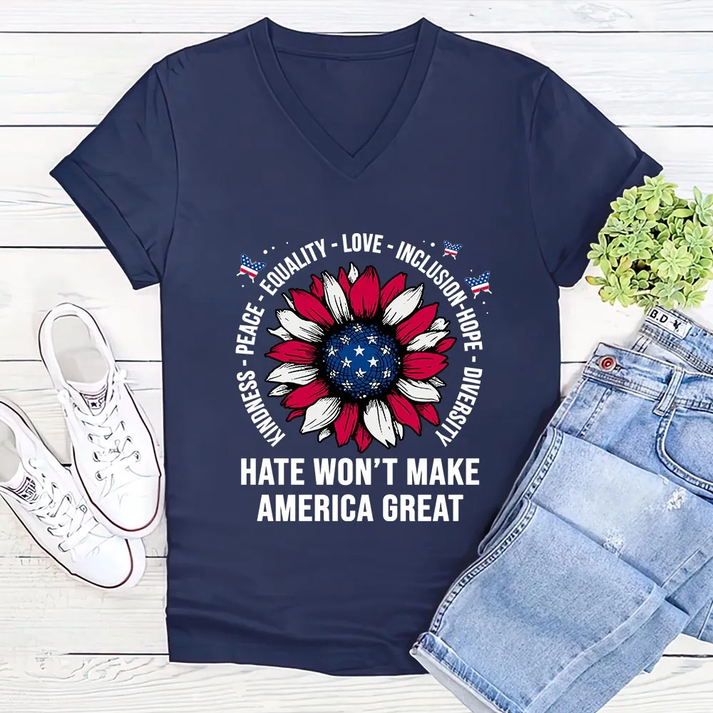 Women's V-neck T-shirt TSVB638