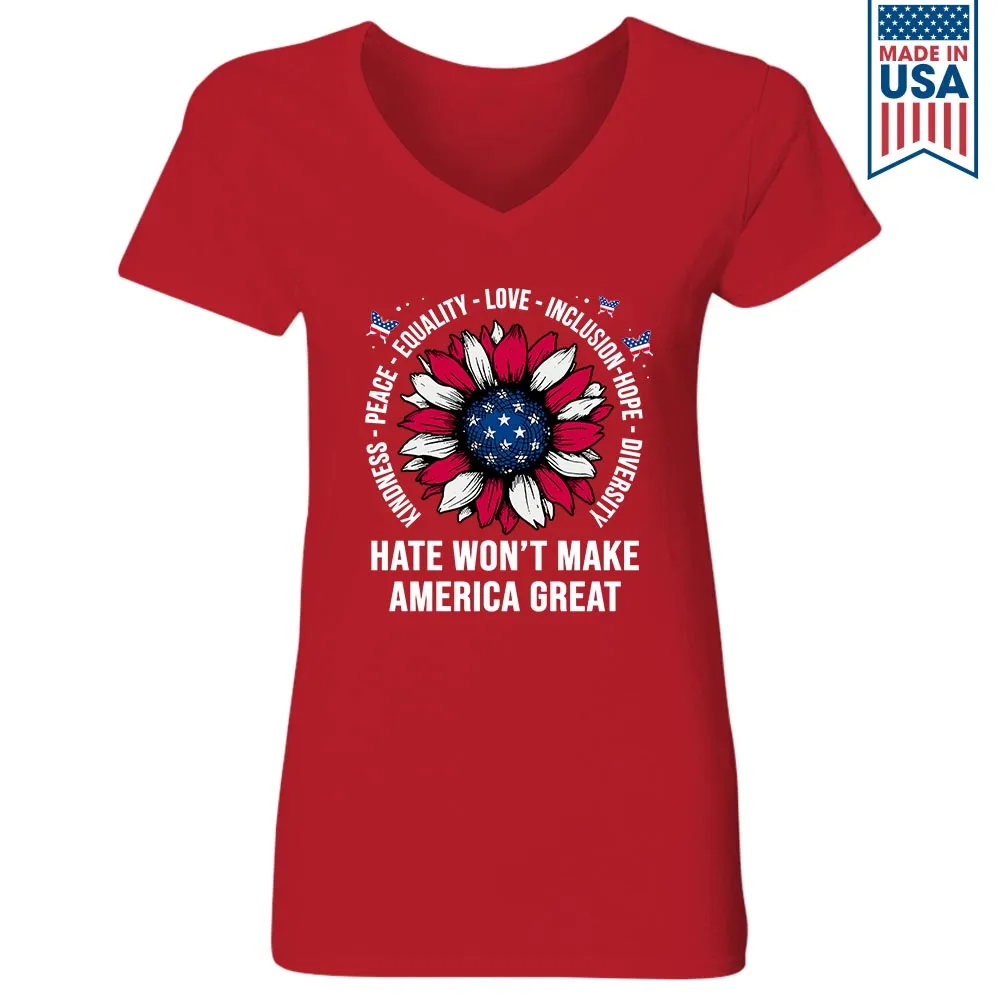 Women's V-neck T-shirt TSVB638