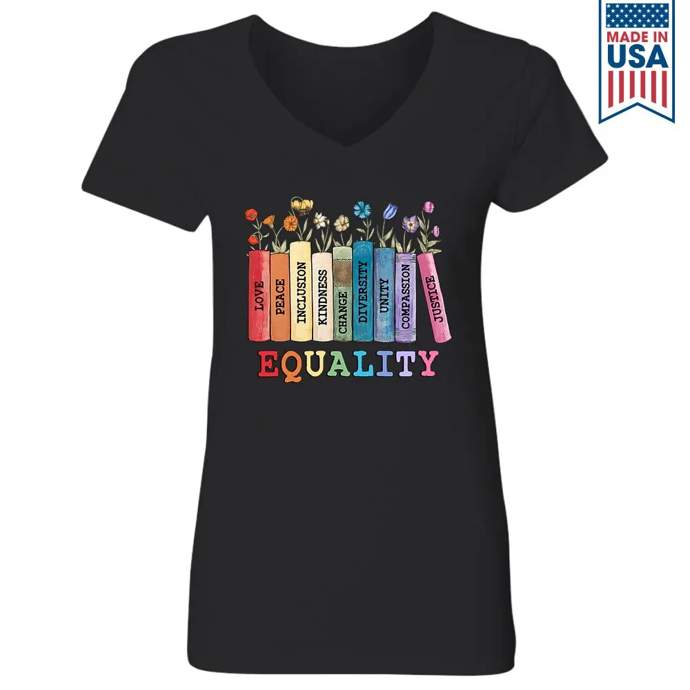 Women's V-neck T-shirt TSVB648