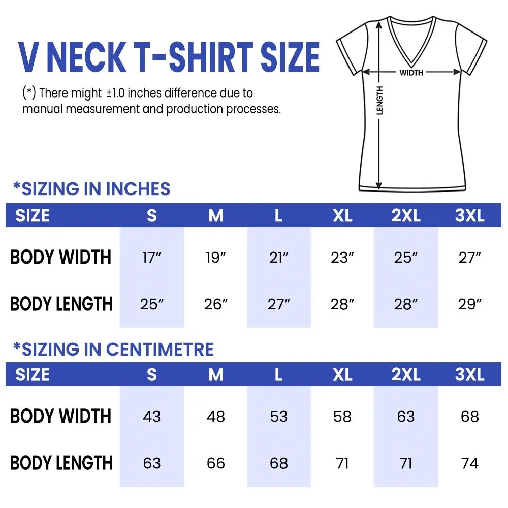 Women's V-neck T-shirt TSVB648