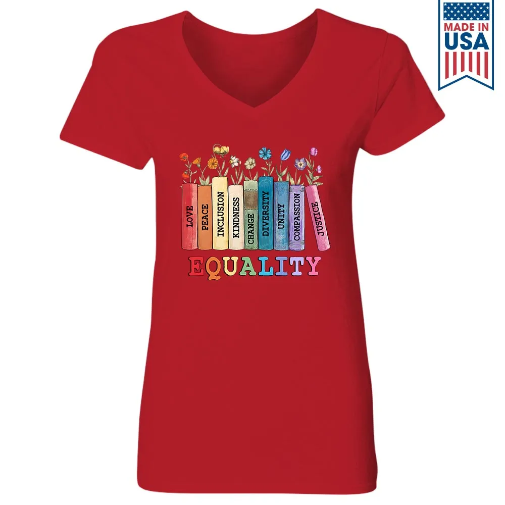 Women's V-neck T-shirt TSVB648