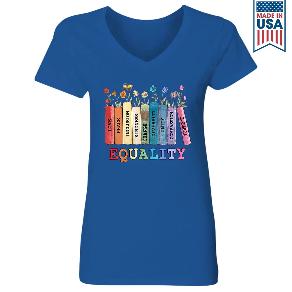 Women's V-neck T-shirt TSVB648