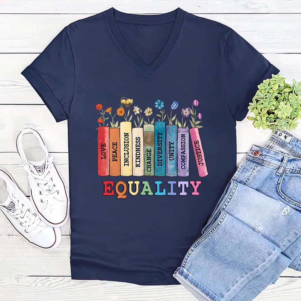 Women's V-neck T-shirt TSVB648