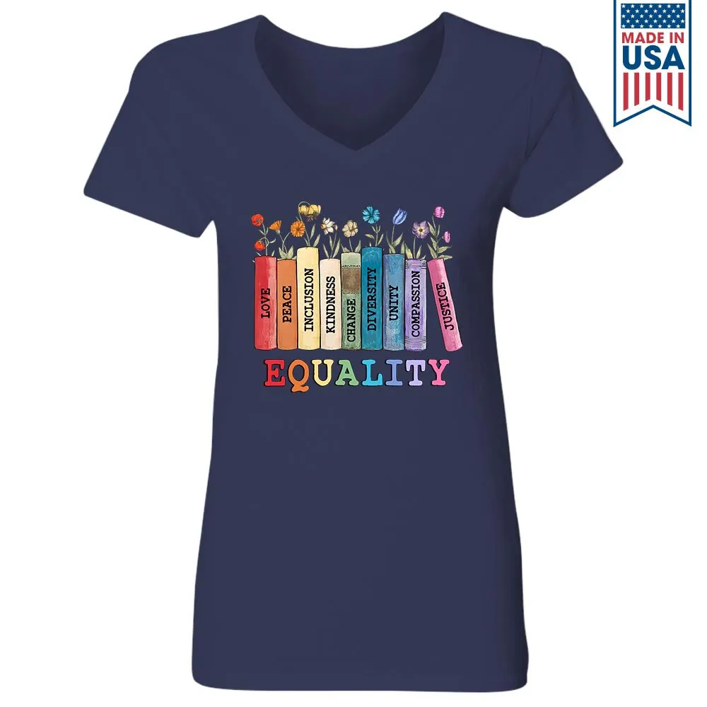 Women's V-neck T-shirt TSVB648