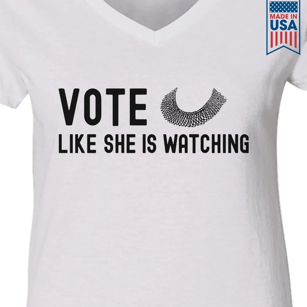 Women's V-neck T-shirt TSVW559