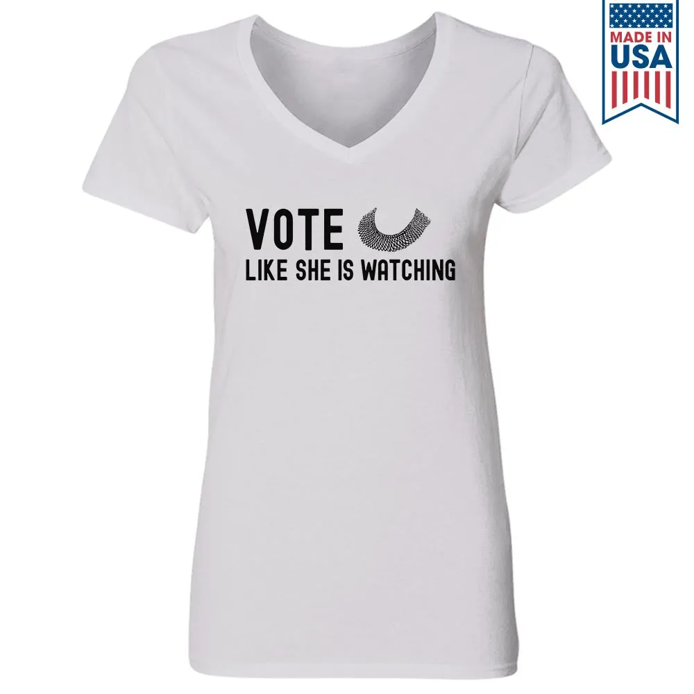 Women's V-neck T-shirt TSVW559