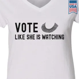 Women's V-neck T-shirt TSVW559