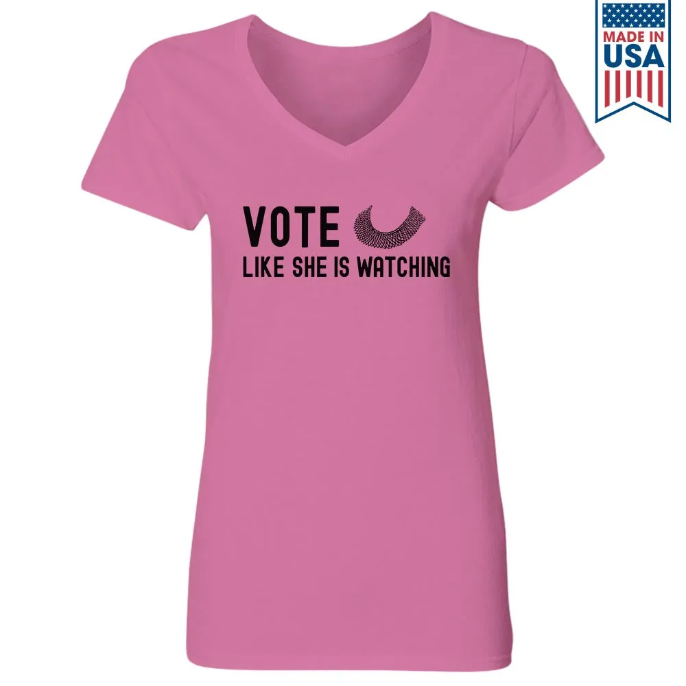 Women's V-neck T-shirt TSVW559