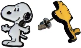 Woodstock Metal Enamel Post Stud Earring SetQ