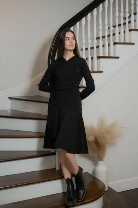 Wrap Ruffle Flounce Dress